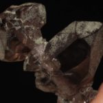 Quartz fumé à âme, Les Droites, massif du Mont-Blanc, Haute-Savoie.