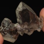 Quartz fumé à âme, Les Droites, massif du Mont-Blanc, Haute-Savoie.