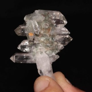 Quartz à âme, Rocher des Enclaves, Beaufortain, Savoie.