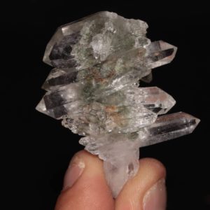 Quartz à âme, Rocher des Enclaves, Beaufortain, Savoie.