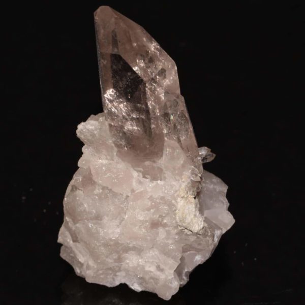 Cristal de quartz, Glacier de Sarenne, Massif des Grandes-Rousses, Oisans, Isère.