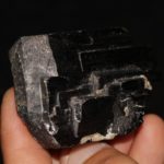 Wolframite (oxyde de tungstène), Panasqueira, Portugal.