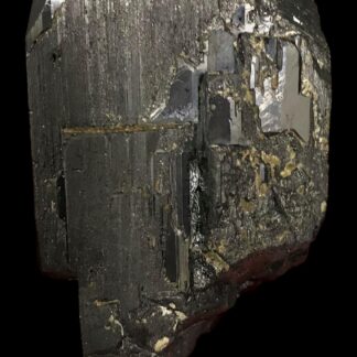 Wolframite, minéral de la mine de Panasqueira, Portugal.