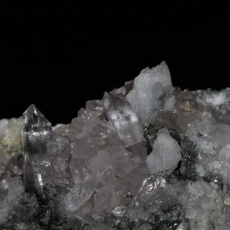 Adulaire et quartz, Les Contamines Montjoie, Haute-Savoie.