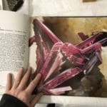 Beau livre sur les minéraux avec de nombreuses photos, en allemand, Zauber welt der Mineralien (Medenbach / Wilk).