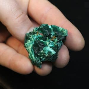 Malachite, mine de Chessy, près de Lyon, Rhône.