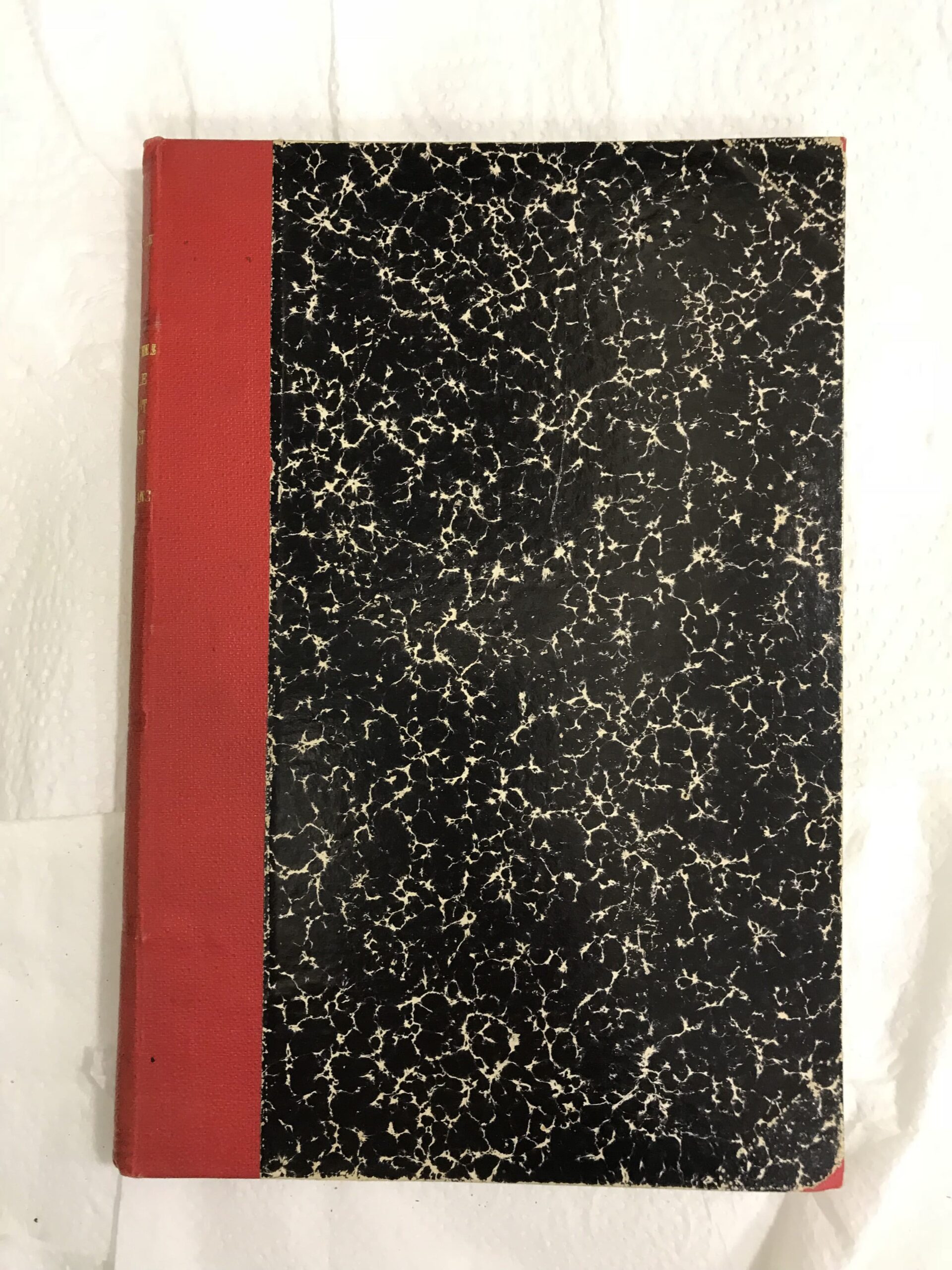 Livre de géologie, thèse de Pétrographie : Recherches sur le versant sud-est du massif du Mont-Blanc.