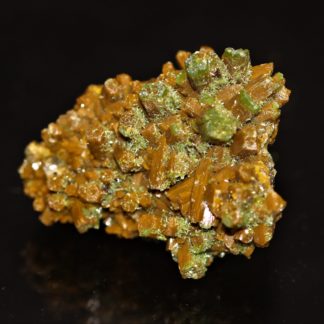 Pyromorphite, mine des Farges, Corrèze, France.