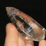 Cristal de Quartz habitus Tessiner, Piora, Quinto, Tessin, Suisse.