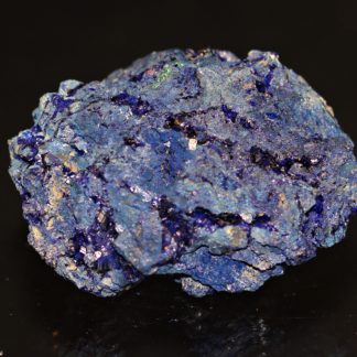 Nodule d'azurite bleu nuit, mine de Chessy, Rhône.