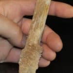 Stibiconite après stibine avec valentinite, Zacatecas, Mexique.