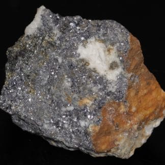 Galène, tétraédrite et chalcopyrite, mine d'Oulles, Isère - Ex- Geffroy.