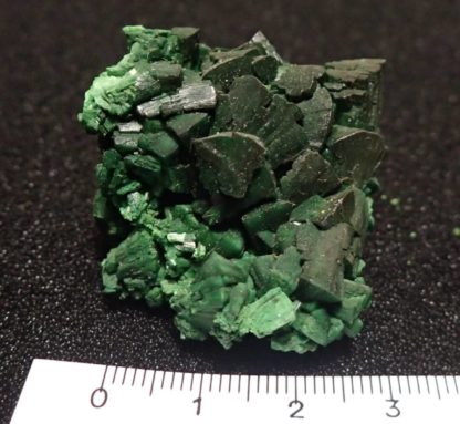 Torbernite de Margabal à Entraygues-sur-Truyère dans l'Aveyron.