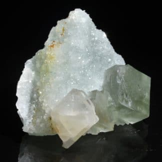 Fluorite verte et baryte, L'Avellan, Var.