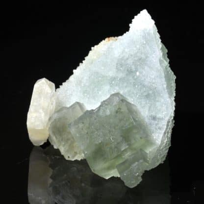 Fluorite verte et baryte, L'Avellan, Var.