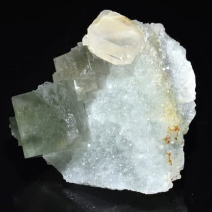 Fluorite verte et baryte, L'Avellan, Var.