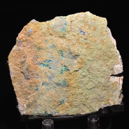 Chalcophyllite, mine de La Garonne, Le Pradet, Var.