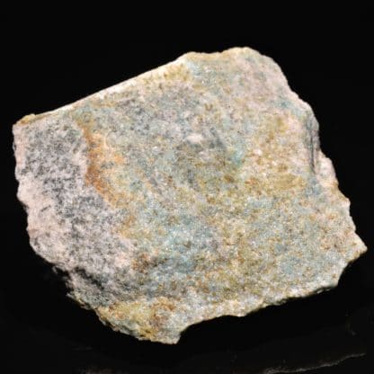 Chalcophyllite, mine de La Garonne, Le Pradet, Var.