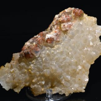 Quartz et fluorine rouge, L'Argentolle, Saône-et-Loire, Morvan.