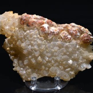 Quartz et fluorine rouge, L'Argentolle, Saône-et-Loire, Morvan.