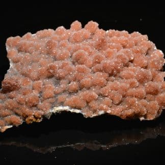 Quartz rouge et torbernite, Entraygues sur Truyère, Aveyron.