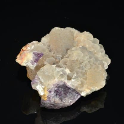 Calcite et Fluorine, Neaux, Loire, France.