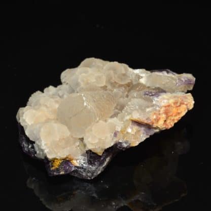 Calcite et Fluorine, Neaux, Loire, France.