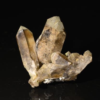 Quartz à chlorite brune, La Lauzière, Savoie.