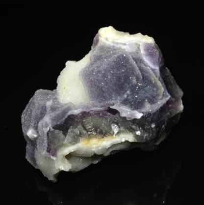 Fluorine et quartz, carrière du Pont des Bouyges, Moustier-Ventadour, Corrèze.