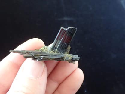 Epidote de la Knappenwand, Hohe Tauern, Salzburg en Autriche.