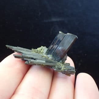 Epidote de la Knappenwand, Hohe Tauern, Salzburg en Autriche.