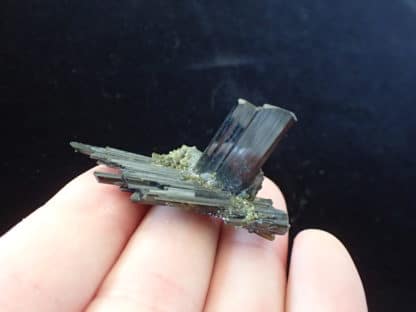 Epidote de la Knappenwand, Hohe Tauern, Salzburg en Autriche.