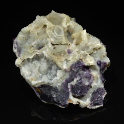 Fluorine, quartz, carrière du Pont des Bouyges, Moustier-Ventadour, Corrèze