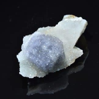 Fluorine, quartz, carrière du Pont des Bouyges, Moustier-Ventadour, Corrèze.