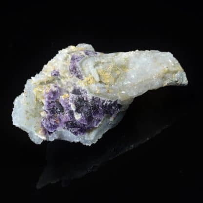 Fluorine, quartz, carrière du Pont des Bouyges, Moustier-Ventadour, Corrèze