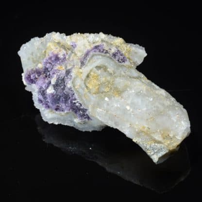 Fluorine, quartz, carrière du Pont des Bouyges, Moustier-Ventadour, Corrèze