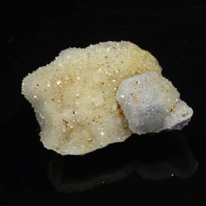 Fluorine, quartz, carrière du Pont des Bouyges, Moustier-Ventadour, Corrèze