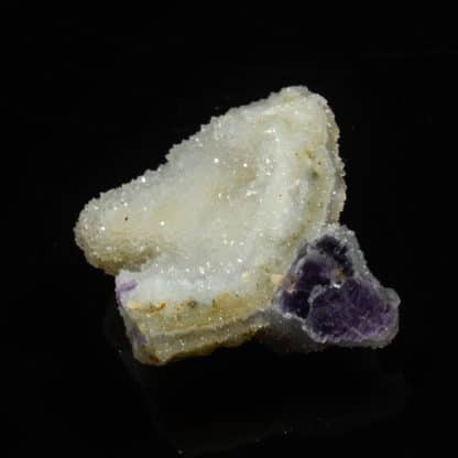 Fluorine, quartz, carrière du Pont des Bouyges, Moustier-Ventadour, Corrèze