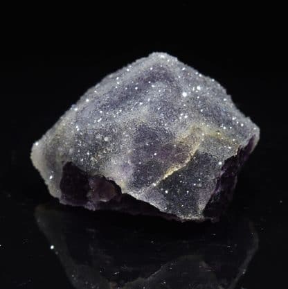 Fluorite et quartz, carrière du Pont des Bouyges, Moustier-Ventadour, Corrèze.