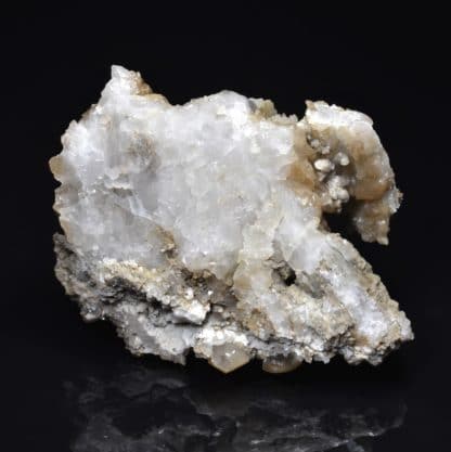 Anatases sur quartz, La Lauzière, Savoie.