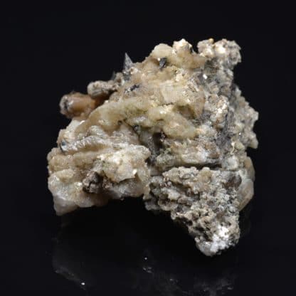 Anatases sur quartz, La Lauzière, Savoie.