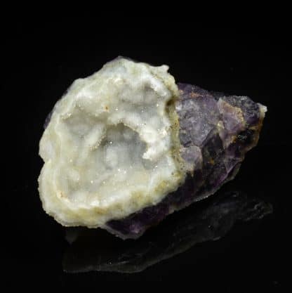 Fluorine, quartz, carrière du Pont des Bouyges, Moustier-Ventadour, Corrèze