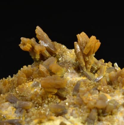 Pyromorphite, mine du Rossignol, Chaillac, Indre.