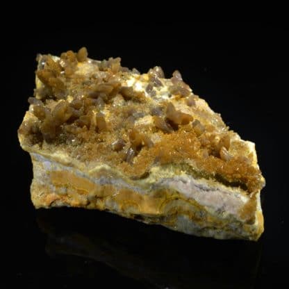 Pyromorphite, mine du Rossignol, Chaillac, Indre.