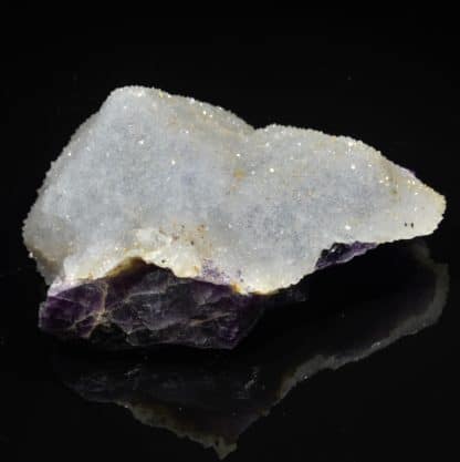 Fluorine, quartz, carrière du Pont des Bouyges, Moustier-Ventadour, Corrèze.