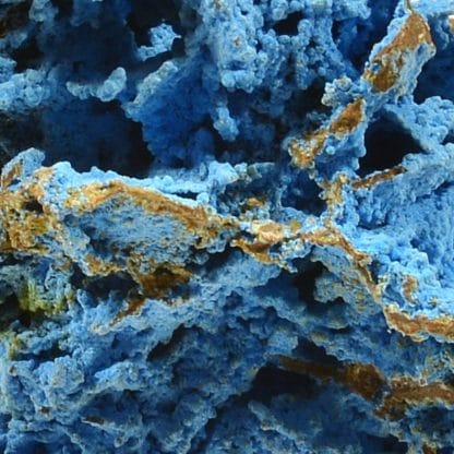 Cyanotrichite, Salsigne, Aude.