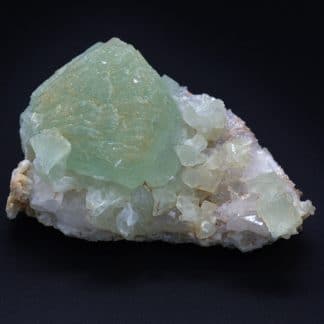 Prehnite, Mont Gogoboseb, Région Brandberg, Namibie.