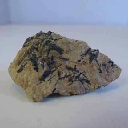 Yttrotantalite (tantale d'yttrium) de Chedeville, Ambazac, Haute-Vienne (87), Limousin.