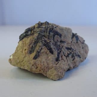 Yttrotantalite (tantale d'yttrium) de Chedeville, Ambazac, Haute-Vienne (87), Limousin.