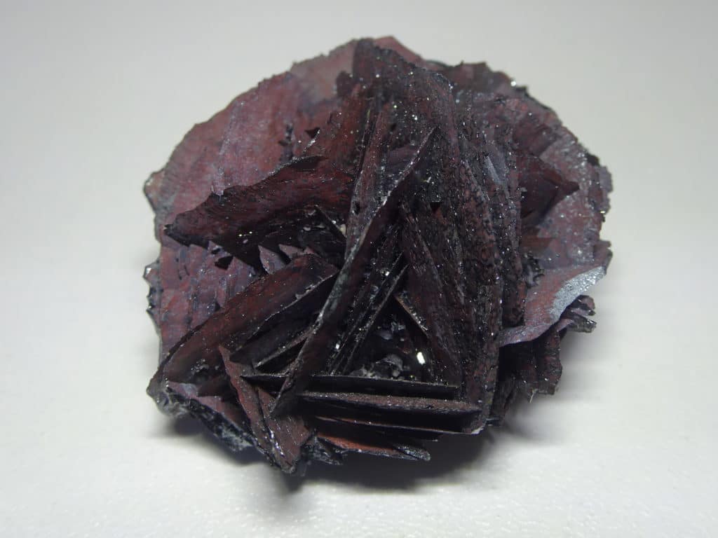 Hématite rose de fer, mine de Saphoz, Faucogney, Haute-Saône, Vosges.